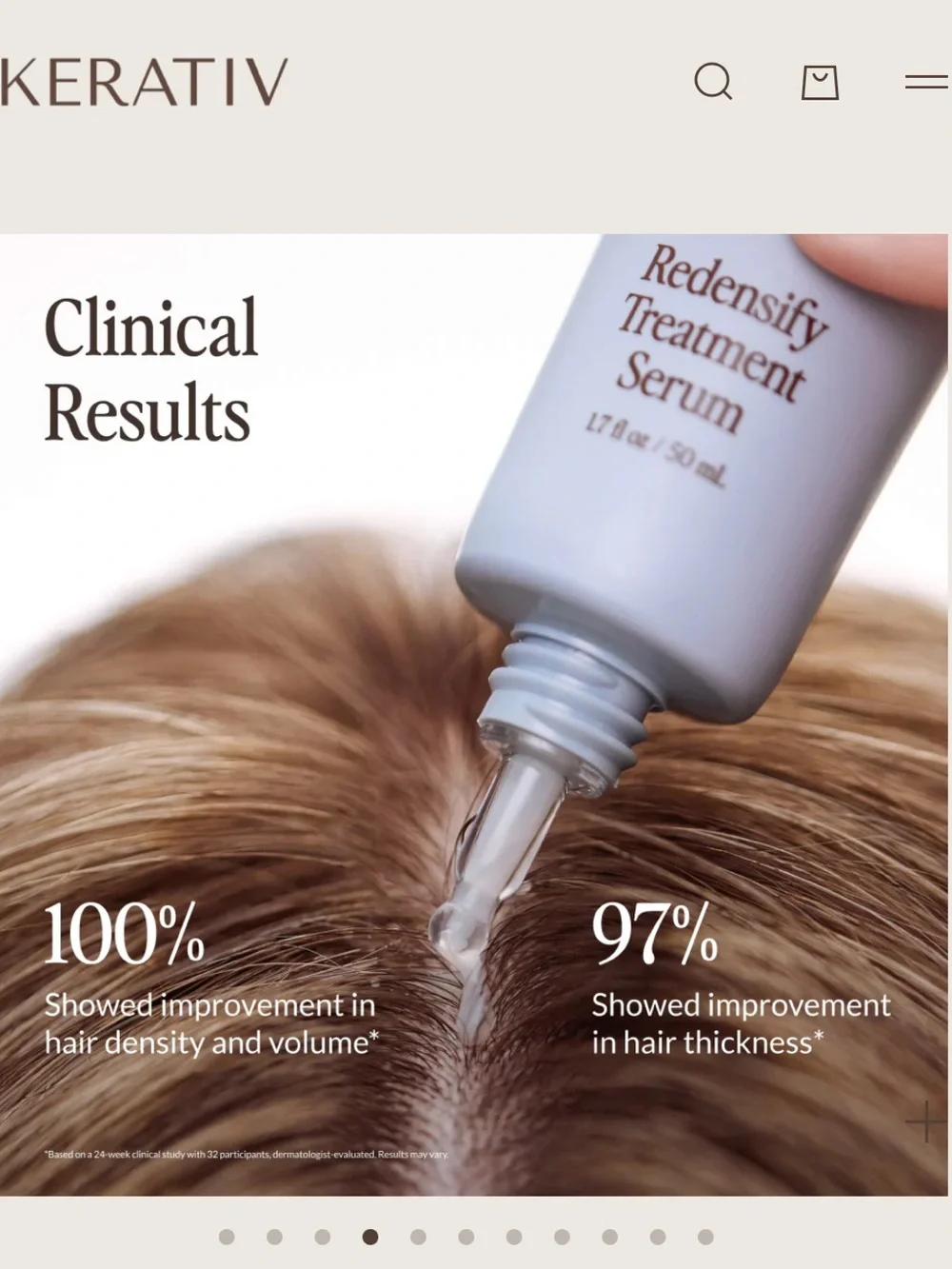 Kerativ redensify treatment